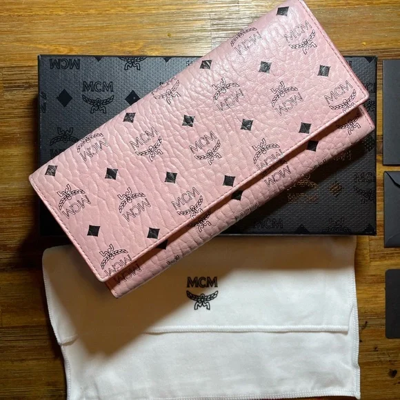 MCM Black and Pink Wallet - Picture 2 of 15